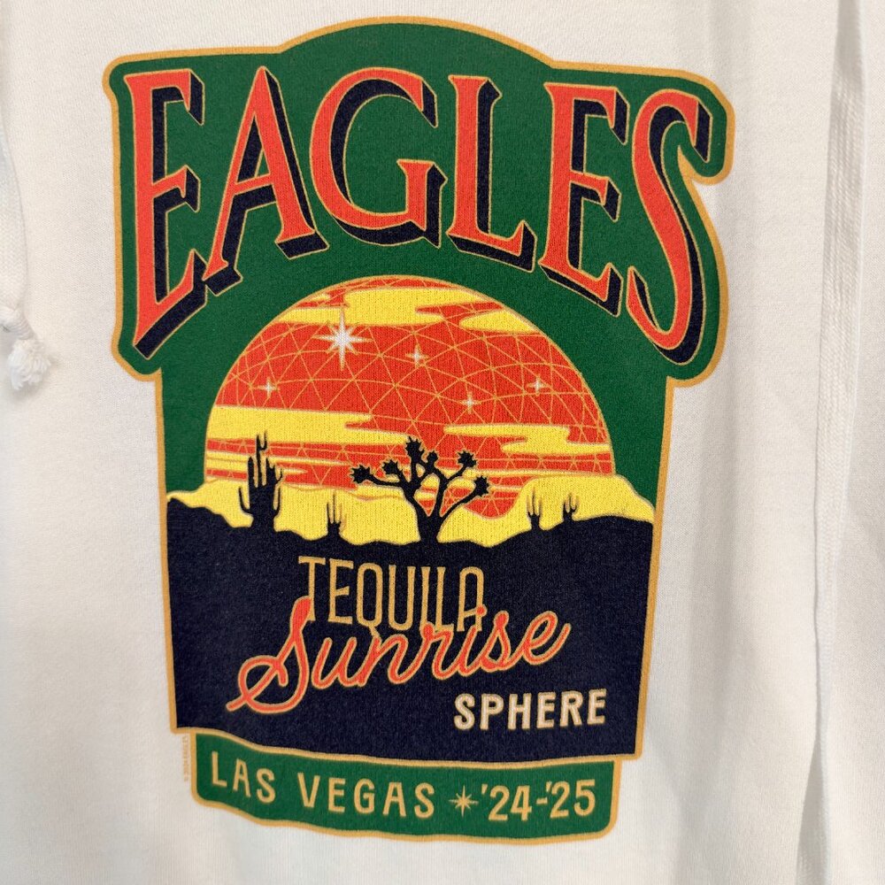 🎶🦅 Eagles “Tequila Sunrise” Las Vegas Sphere Hoodie 2024–2025 – XL 🦅🎶 - Picture 2 of 4